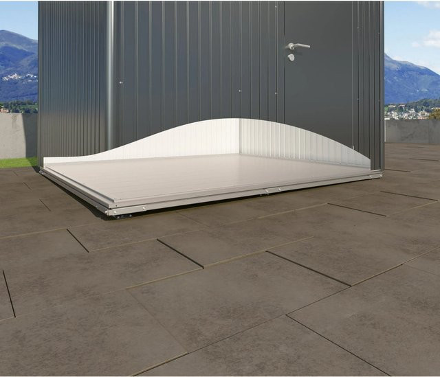 Biohort Fundament Neo silberfarben B/H/L: 334 x 18 x 278 cm - Bild 1