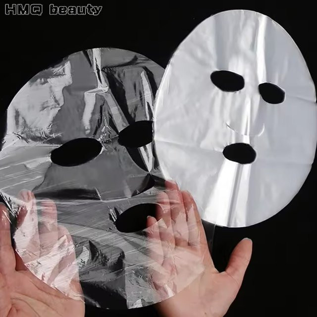 HMQ beauty Einweg Kunststoff Film Gesichtsmasken Wrap, Unisex - Bild 1