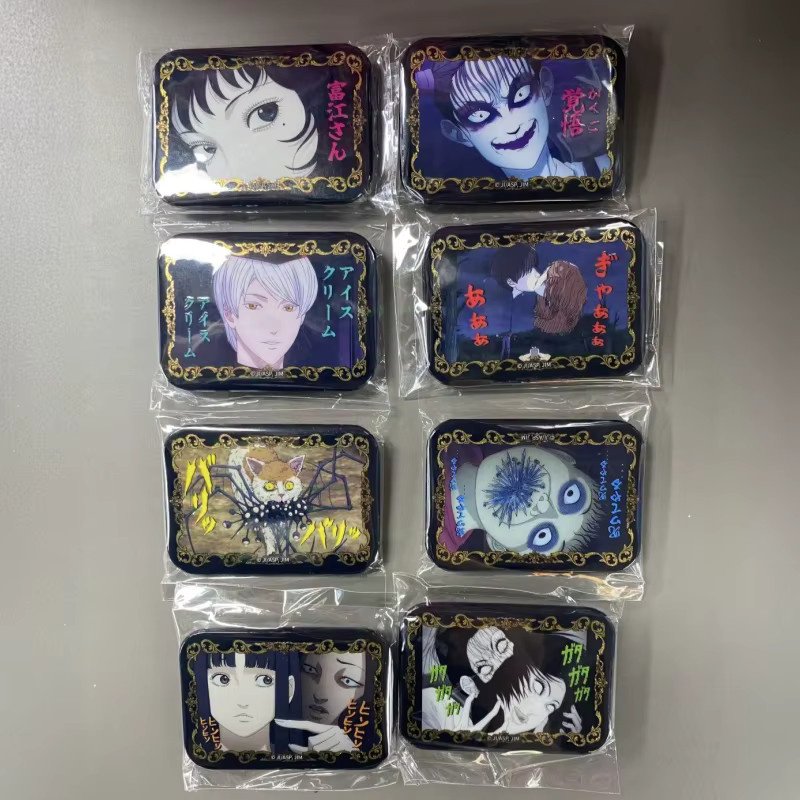 Bandai Junji Ito Abzeichen Blind Box, Kawakami Tomie Figur, Metall - Bild 2