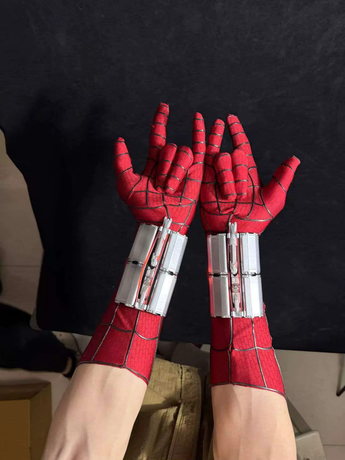 Hot Toys Marvel Spider-Man Handschuh- & Netzwerfer-Set, Metall, Textil - Bild 2
