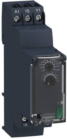 Schneider Electric RE22R1HMR Einschaltverzögerer grau für DIN-Schiene - Bild 1