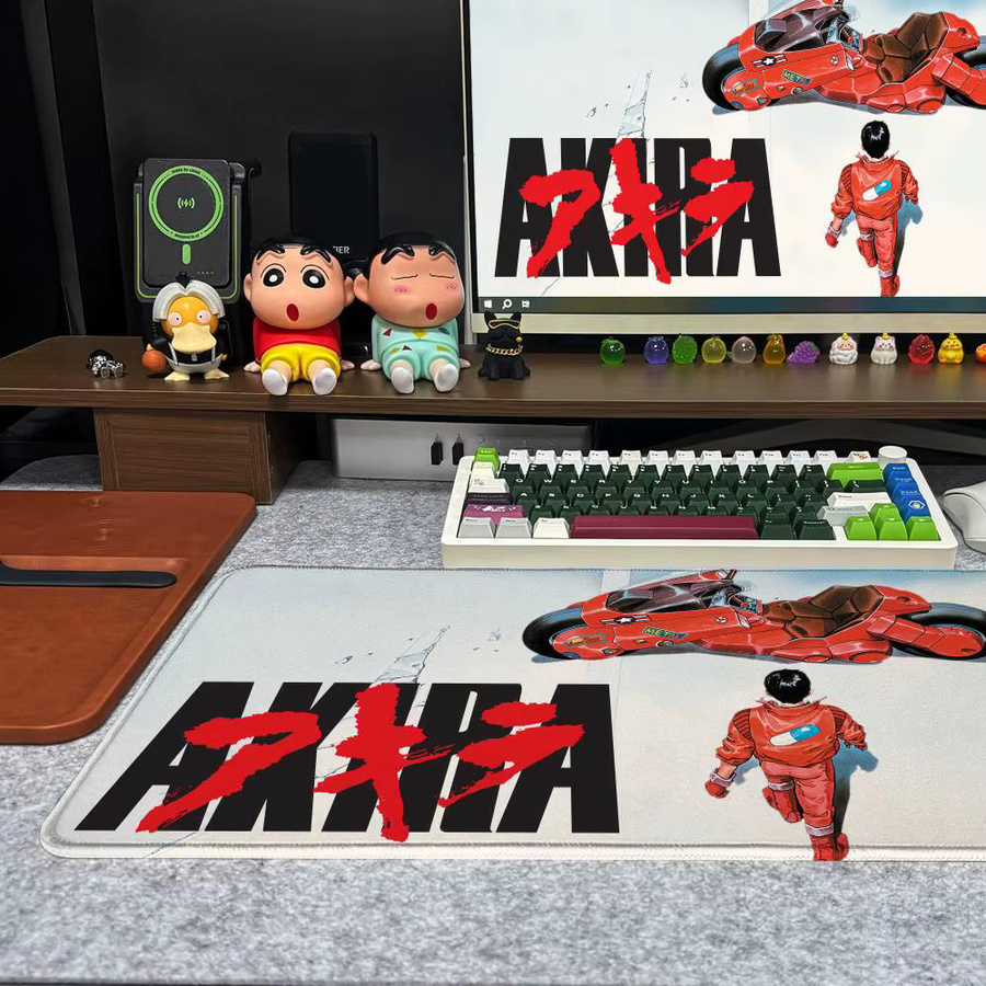 Anime A-AKIRA Mauspad XXL Rutschfeste Schreibtischunterlage in Schwarz und Multicolour, B/T: 90 x 40 cm - Bild 2