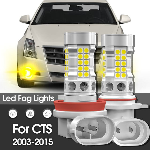 LECIBUBI Canbus LED Nebelscheinwerfer Lampen Set für Cadillac CTS, 2 Stück - Bild 1