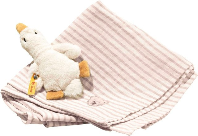 Steiff Gilda Gans Greifling und Spucktuch Geschenkset, ab 0 Jahre - Bild 1