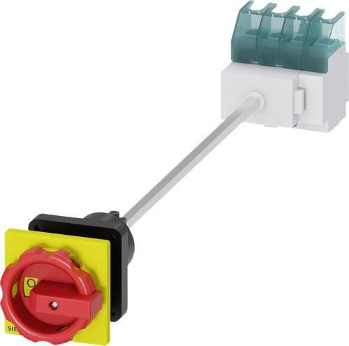 Siemens Lasttrennschalter 4polig 32A 16mm² 690 V/AC in Rot und Gelb 3LD22441TL53 - Bild 1