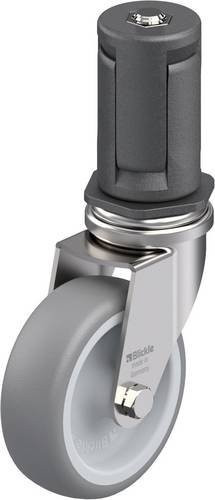 Blickle Edelstahl-Apparate-Lenkrolle LRXA-TPA 75G-EXR05 in Silber, Rad-Durchmesser: 75 mm, Tragfähigkeit: 75 kg - Bild 1