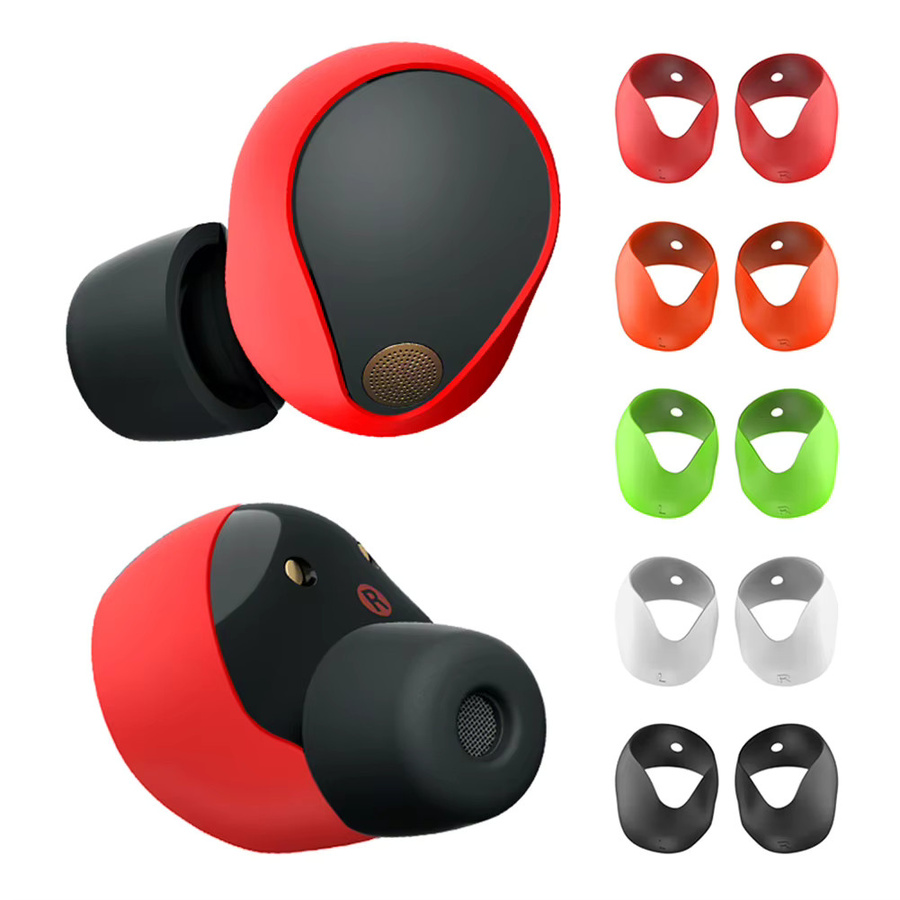5 Paar Silikon-Ohrstöpsel-Abdeckungen in Multicolor als rutschfeste Schutzhüllen für Sony WF-1000XM5 Kopfhörer - Bild 6