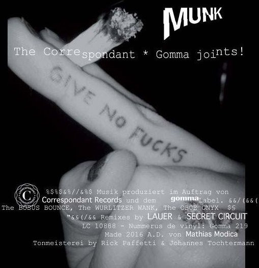 Munk - The Correspondant Vinyl LP 12 Zoll, Gomma, Dance & Electronica, Grau, Gebraucht - Bild 1