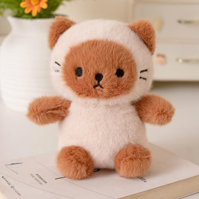 Yiran toy Süße sitzende Tiere Pinguin Katze Bär Elefant Hase Schaf, Plüschtiere, 16cm - Bild 1