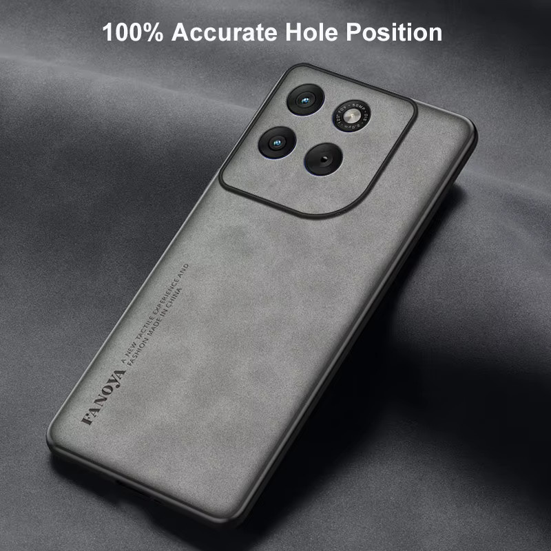 EUCAGR Luxus PU Leder Handyhülle für Motorola Moto G57 Power 5G in Schwarz mit TPU Silikon Vollschutz - Bild 2