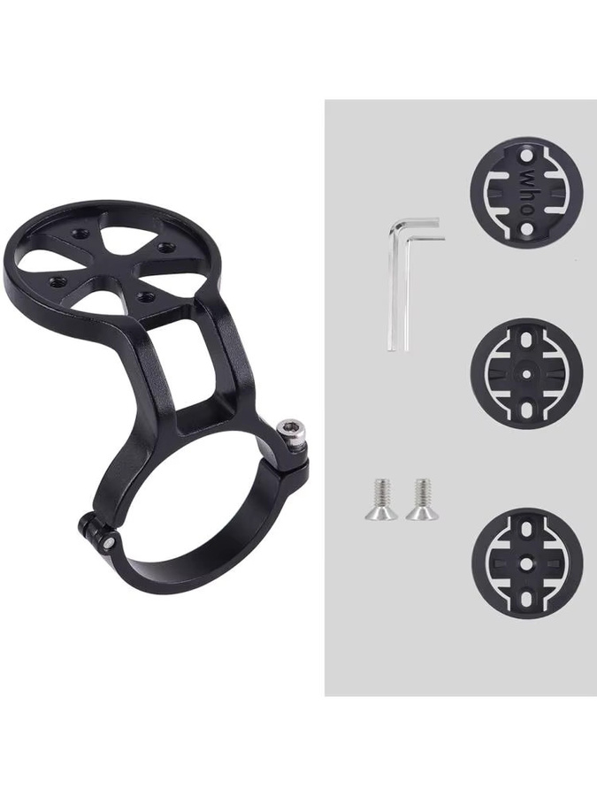 MOJOYCE MTB Fahrrad Tacho Halterung Basis für Garmin, Wahoo, Bryton, XOSS und IGPSPORT in Schwarz - Bild 6