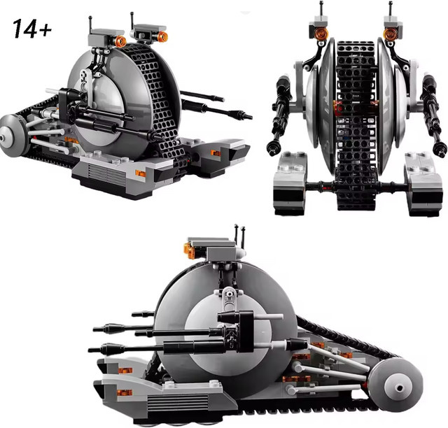 Hot Toys Space Hegemony Tank-Droide, Baustein-Modell, ab 14 Jahren - Bild 1