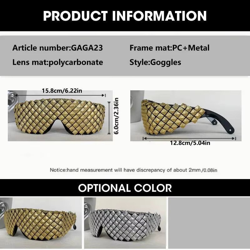 OCYCO Sonnenbrille Wrap, Gold Silber, Herren, Vollrand - Bild 2