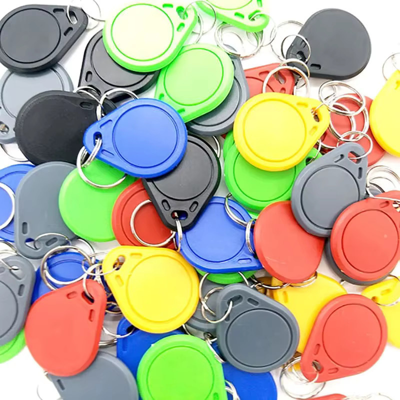 50 Stück Wiederbeschreibbare 13,56 MHz RFID UID Keyfobs in Blau und Multicolour zum Kopieren und Beschreiben von IC Karten - Bild 3