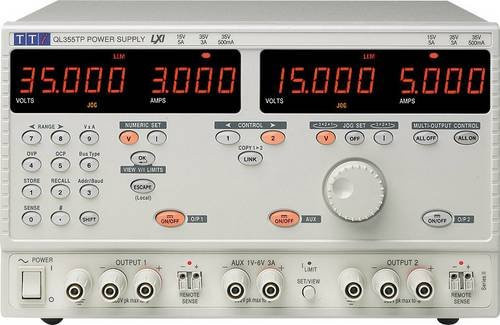Aim TTi QL564TP SII Labornetzgerät in Silber, 3 Ausgänge, einstellbar 0 - 56 V/DC und 0 - 3A, 242W - Bild 1