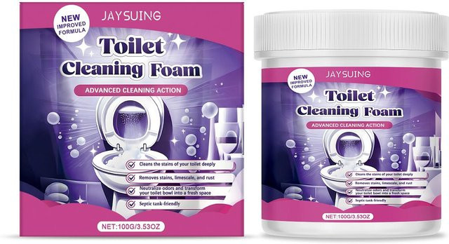 Jaysuing Toilettenreinigungspulver zur Flecken- und Geruchsentfernung in Multicolour für die tägliche Pflege - Bild 1