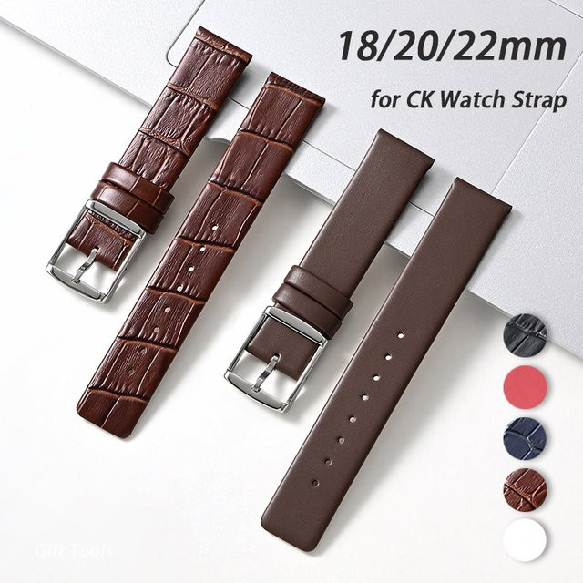 Uhrenarmband Leder, Unisex, 18mm 20mm 22mm - Bild 1