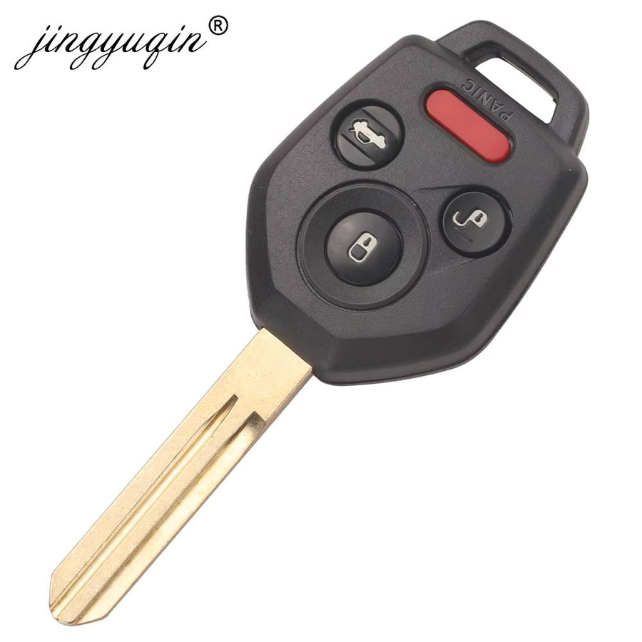 Jingyuqin Auto Fernbedienung Schlüssel für Subaru Outback Impreza Tribeca Legacy Forester STI WRX XV in Schwarz mit 315/433MHz und ID60/62/G Chip - Bild 3