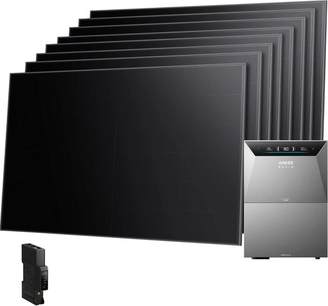 Anker SOLIX Balkonkraftwerk mit 8x480 Wp Solarpanels, Solarbank 4 E5000 Pro, BP5000 Erweiterungsakku und Smart Meter Gen 2 - Bild 1