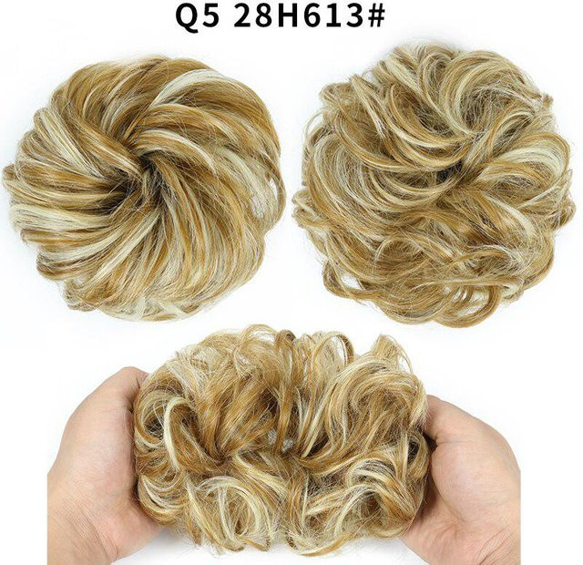 MISS WIG Chignon-Donut-Haarknoten für Damen, Synthetisch, Elastisch - Bild 1