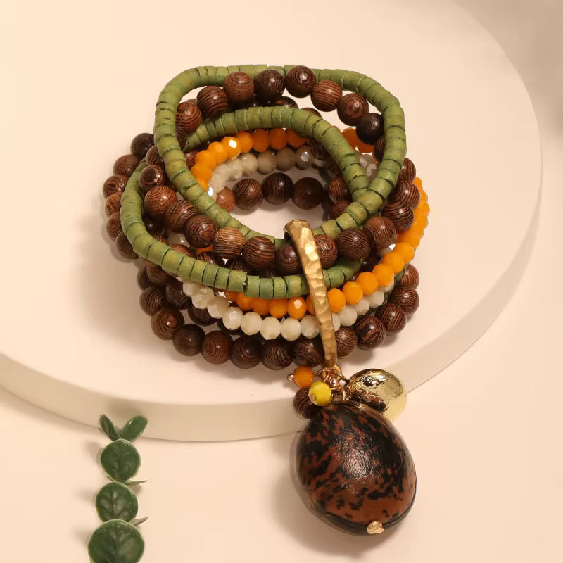 Statement-Armband, Perle, Bunt, Damen - Bild 4