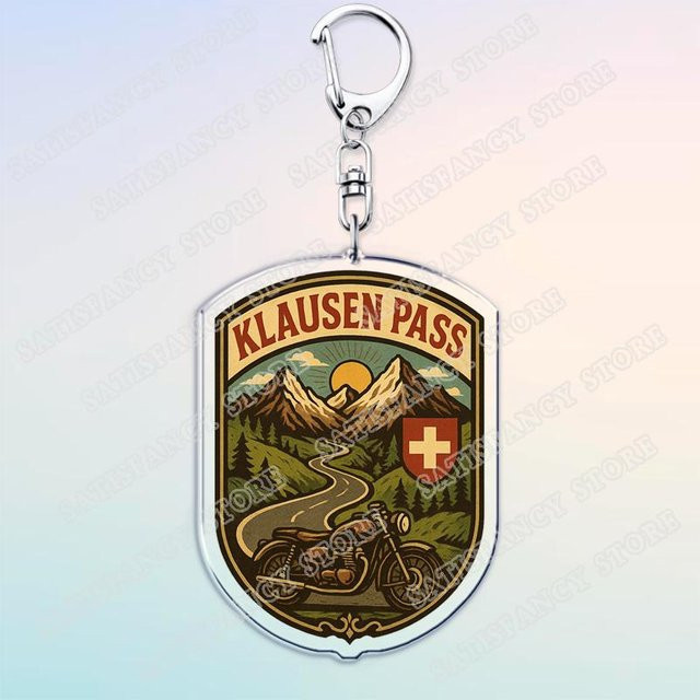 CHIC STUDIO Schlüsselanhänger Klausenpass, brown, Unisex - Bild 1