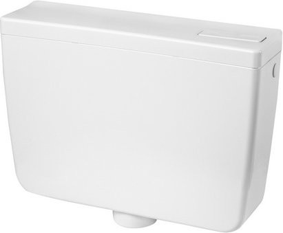 GO/ON! Spülkasten mit Start-Stop-Technik, weiß, B/H/T: 44,0 x 36,5 x 12,5 cm - Bild 1