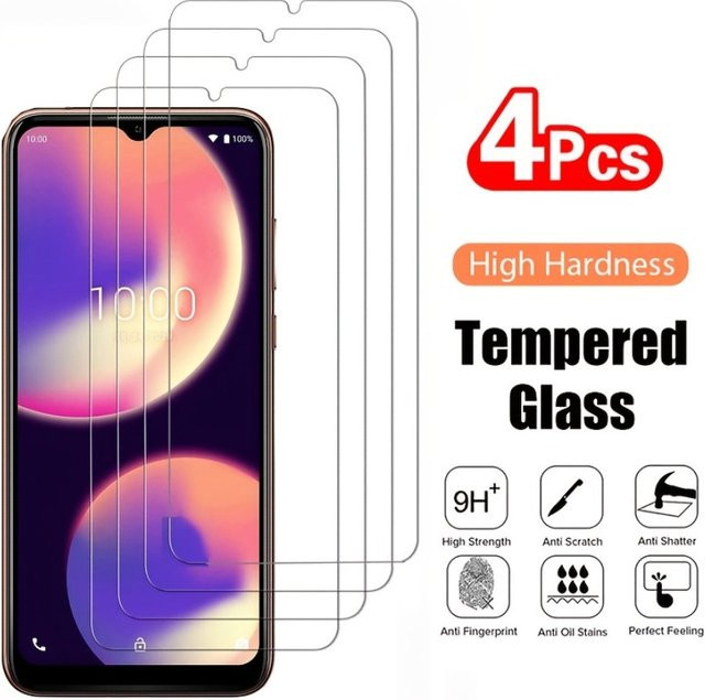 4er-Pack gehärtetes Glas Displayschutz transparent für LG V60 V50 V40 V35 V30 ThinQ 5G Velvet 5G W31 W41 W30 Pro W11 Q92 Q70 Q61 Q60 Q52 Q51 G8 G7 ThinQ - Bild 1