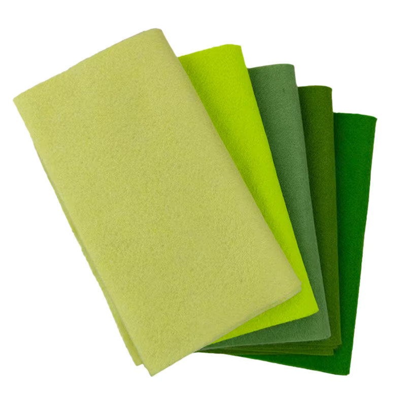 Filzstoff Set in 5 verschiedenen Farben, weiche Filzplatten für DIY-Projekte und Dekoration, B/B: 45 x 45 cm - Bild 3