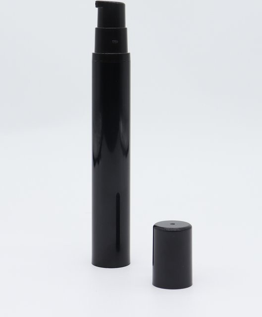 WeTrust Airless Lotion Pump Flasche, 15 ml, Schwarz, 10 Stück - Bild 1