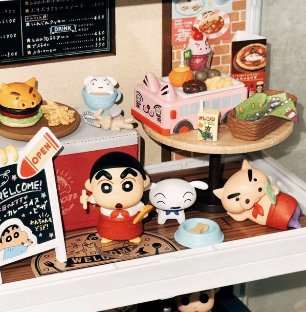 Bandai Xiaoxin Café Dessert Shop Nachmittagstee Blind Box, Miniatur-Modell Szenen-Dekoration - Bild 1