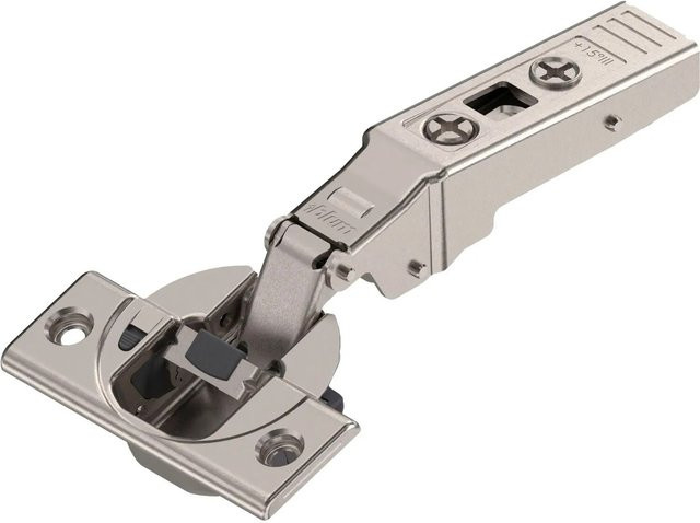 Blum Clip Top Blumotion Winkelscharnier mit 15 Grad Öffnung und Soft-Close, Nickelplattiert, Silber - Bild 1