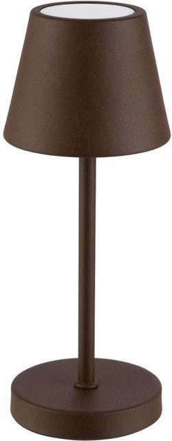 APS Akkutischleuchte MERLE MICRO LED dimmbar mit Fernbedienung, rostbraun, Durchmesser: 8 cm, Höhe: 20 cm - Bild 1