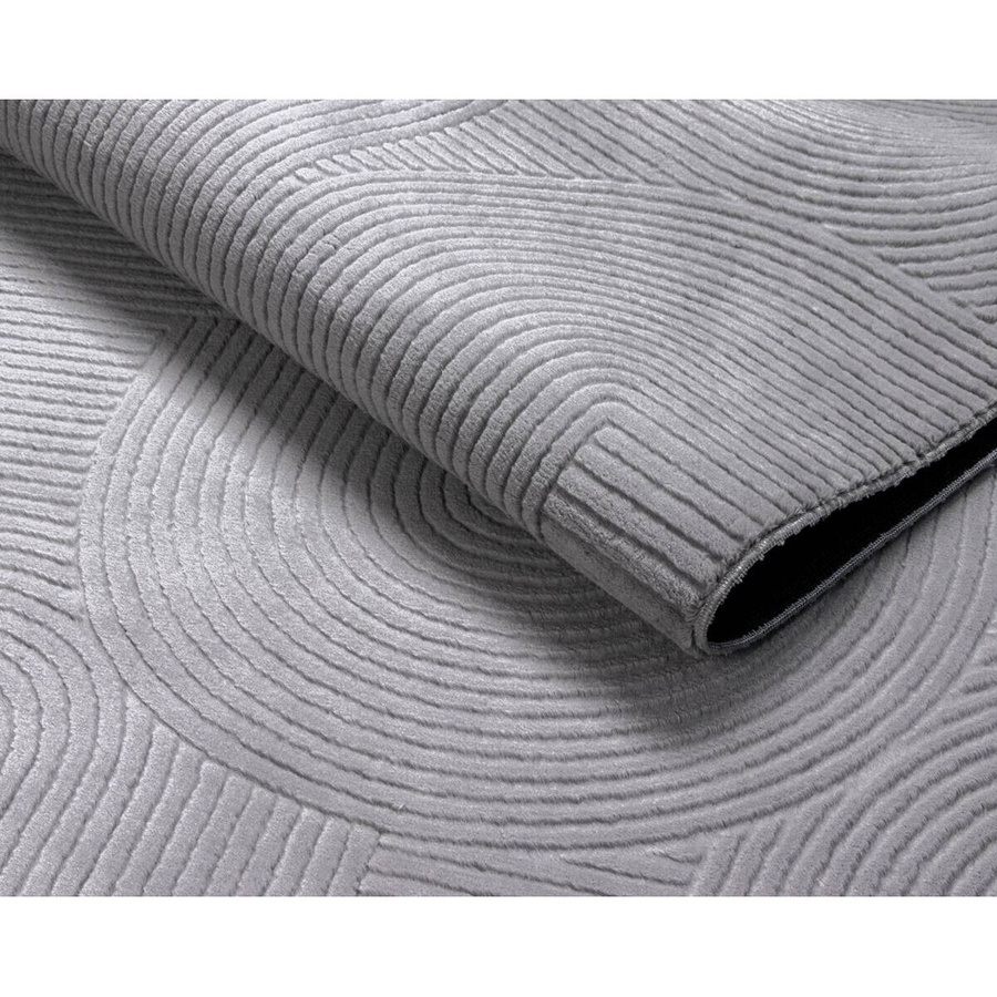 Dinarsu Teppich Stilo modern in Grau mit abstraktem Design, B/L: 80 x 300 cm - Bild 3