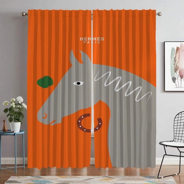Yiran Furniture Hermess Tüll-Fenstervorhänge Set aus 2 Paneelen, Weiß, B: 60 cm, H: 90 cm - Bild 1