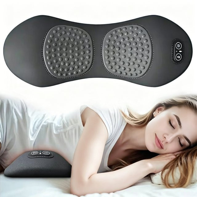 Elektrisches Heiz- und Vibrationsmassagekissen von Vilnason zur Linderung von Taillenschmerzen mit ergonomischer Konturierung für Erwachsene - Bild 1