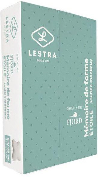 Lestra Fjord Relaxation Serenity Memory Foam-Nackenstützkissen in Weiß - Bild 1
