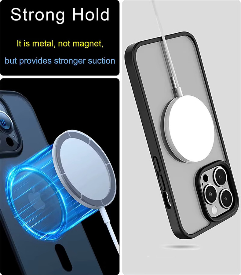 KAFNHCKA 5er Set Universal Metall Platten Aufkleber für MagSafe Magnetische Ringe zur Nutzung mit kabellosen Ladegeräten für dein iPhone in Blau und Silber - Bild 3