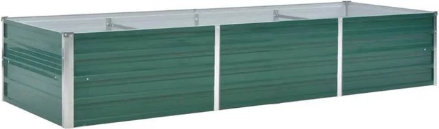 vidaXL Garten-Hochbeet aus verzinktem Stahl in Grün, B/T/H: 240 x 80 x 45 cm - Bild 1