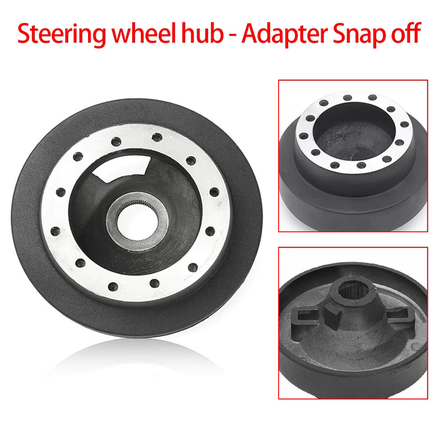 BEJIXIONG Quick Release Lenkrad Hub Adapter Snap Off Boss Kit für BMW E46, 20mm, Schwarz - Bild 4