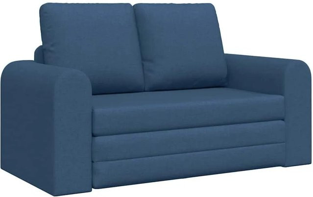 vidaXL Schlafsofa in Blau aus Stoff mit Holz- und Metallgestell - Bild 1
