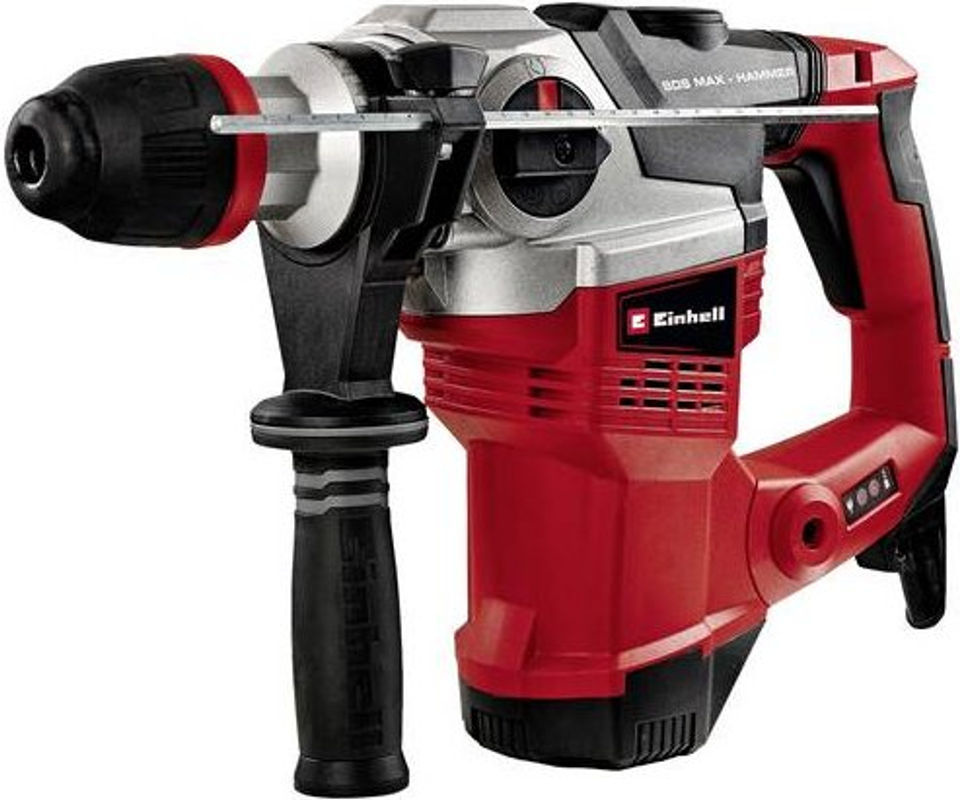 Einhell Bohrhammer TE-RH 38 3F SDS-Max mit 1050 W in Schwarz-Rot - Bild 4