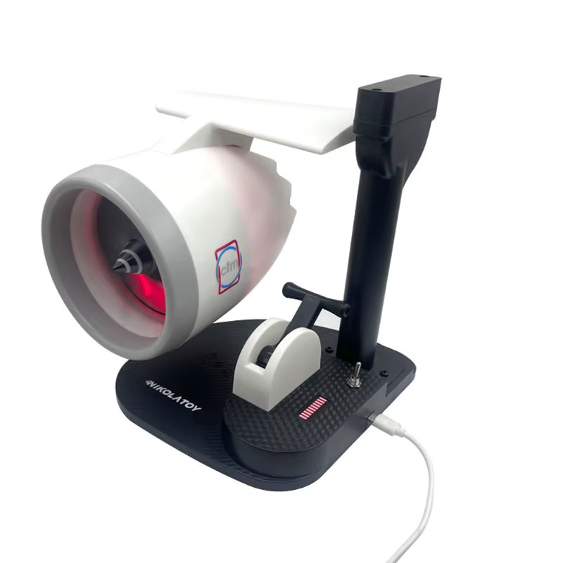 FZXF Kabelloser Turbo-Ventilator mit Sprühfunktion und Befeuchtungsfunktion in Rot oder Weiß - Bild 2