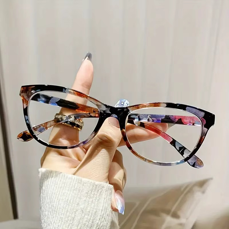 ZXWLYXGX Lesebrille, Vollrand, Rechteckig, TR90, Unisex, Multicolour - Bild 1