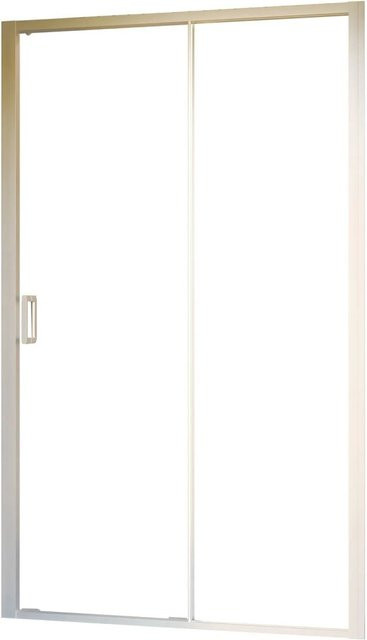Schulte Schiebetür Trend 2.0 Nische aus Glas in Alu-Natur Silber, Breite: 120 cm, Höhe: 200 cm, Ausführung rechts - Bild 1