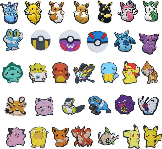 Potdemiel Pokémon Pikachu Schuh-Charms, PVC, Kinder - Bild 1
