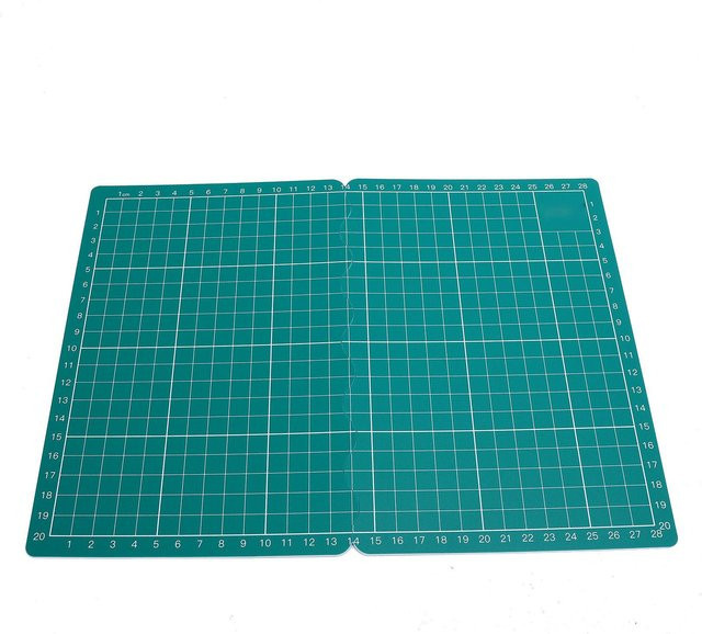 Schneidematte aus weichem PVC von Shoemst, faltbar und rutschfest für Basteln, Modellbau und Quilten, Blau - Bild 1