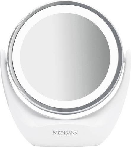 Medisana CM 835 Kosmetikspiegel mit LED-Beleuchtung in Warmweiß, Tischmodell, Weiß - Bild 1