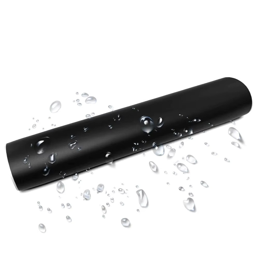 Selbstklebende Tapete von ctzsoop in Schwarz Matt, wasserdichte und abnehmbare PVC-Kontaktfolie für die Renovierung von Möbeln und Schranktüren - Bild 5