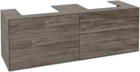V&B Waschtischunterschrank Collaro für 2 Waschbecken mit LED, B/T/H: 160 x 54,8 x 50 cm - Bild 1